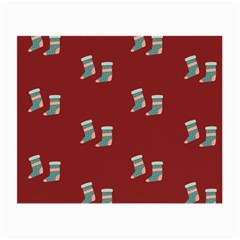 Christmas-stockings Small Glasses Cloth (2 Sides) by nateshop