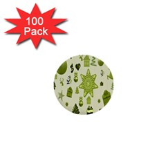 Christmas-stocking-star-bel 1  Mini Buttons (100 Pack)  by nateshop
