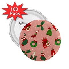 Gifts-christmas-stockings 2 25  Buttons (100 Pack)  by nateshop