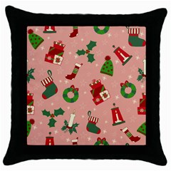 Gifts-christmas-stockings Throw Pillow Case (black)