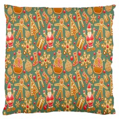 Pattern-santa Large Cushion Case (two Sides) by nateshop