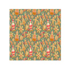 Pattern-santa Square Satin Scarf (30  X 30 ) by nateshop