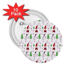 Santa-claus 2 25  Buttons (10 Pack)  by nateshop