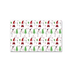 Santa-claus Sticker Rectangular (100 Pack)