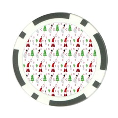 Santa-claus Poker Chip Card Guard (10 Pack) by nateshop