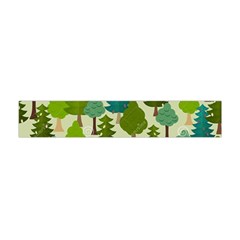 Seamless-forest-pattern-cartoon-tree Flano Scarf (mini) by nateshop