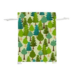 Seamless-forest-pattern-cartoon-tree Lightweight Drawstring Pouch (l) by nateshop