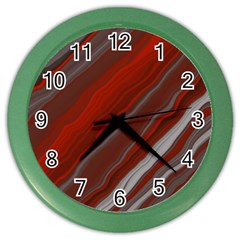 Colored Pattern Bokeh Blurred Blur Color Wall Clock by Ravend