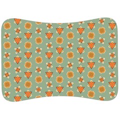 Wallpaper Background Floral Pattern Velour Seat Head Rest Cushion