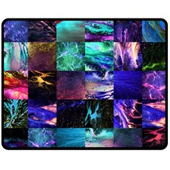 Patchwork Decorative Decor Tile Fleece Blanket (medium) 