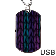 Background Dog Tag USB Flash (Two Sides)