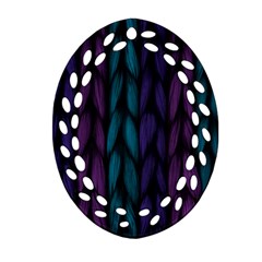 Background Oval Filigree Ornament (Two Sides)