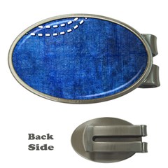 Background-jeans  Money Clips (oval)  by nateshop