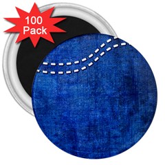 Background-jeans  3  Magnets (100 Pack) by nateshop