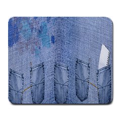 Background-jeans Large Mousepad by nateshop