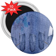 Background-jeans 3  Magnets (10 Pack)  by nateshop