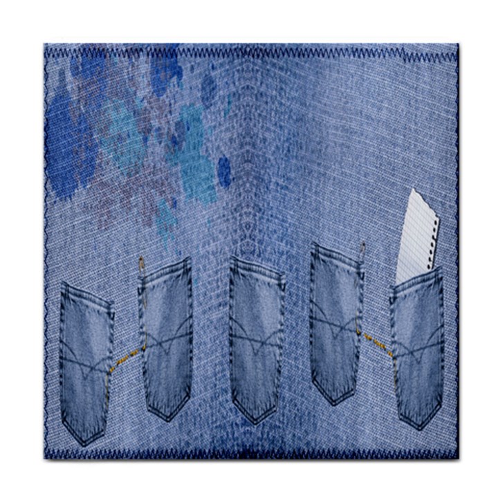 Background-jeans Face Towel