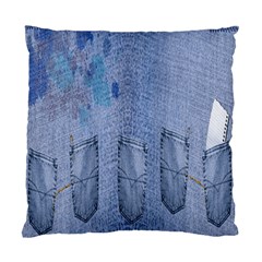 Background-jeans Standard Cushion Case (one Side)