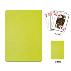 Background-texture-yellow Playing Cards Single Design (rectangle) by nateshop