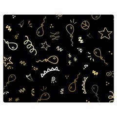 Background Graphic Beautiful Double Sided Flano Blanket (medium) 