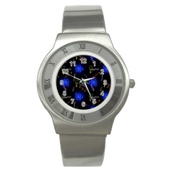 Formula Background Pattern Texture Design Stainless Steel Watch