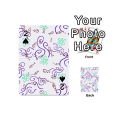 Background Pattern Wallpaper Fish Playing Cards 54 Designs (Mini)