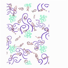 Background Pattern Wallpaper Fish Small Garden Flag (Two Sides)