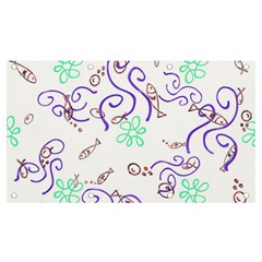 Background Pattern Wallpaper Fish Banner And Sign 7  X 4 