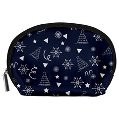 Tree Christmas Xmas Snow Accessory Pouch (large)