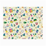 Pattern School Bag Pencil Triangle Small Glasses Cloth (2 Sides) Front