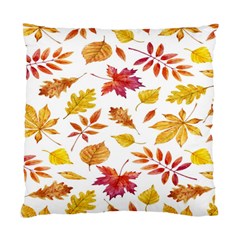 Watercolor-autumn-leaves-pattern-vector Standard Cushion Case (one Side)