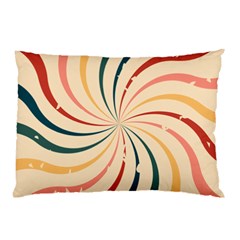 Swirl Star Pattern Texture Vintahe Classic Old Pillow Case (two Sides) by Ravend