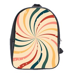 Swirl Star Pattern Texture Vintahe Classic Old School Bag (xl)