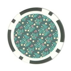 Illustration Pattern Seamless Poker Chip Card Guard (10 Pack)