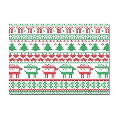 Scandinavian-nordic-christmas-seamless-pattern-vector Sticker A4 (10 pack)