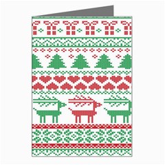 Scandinavian-nordic-christmas-seamless-pattern-vector Greeting Card