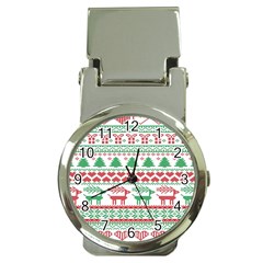 Scandinavian-nordic-christmas-seamless-pattern-vector Money Clip Watches