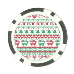 Scandinavian-nordic-christmas-seamless-pattern-vector Poker Chip Card Guard