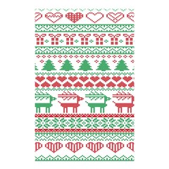 Scandinavian-nordic-christmas-seamless-pattern-vector Shower Curtain 48  x 72  (Small) 