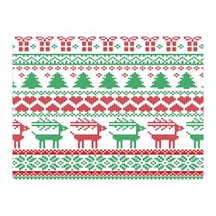 Scandinavian-nordic-christmas-seamless-pattern-vector Double Sided Flano Blanket (Mini) 