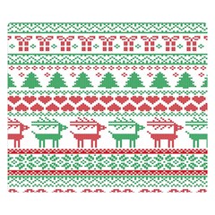 Scandinavian-nordic-christmas-seamless-pattern-vector Double Sided Flano Blanket (Small) 