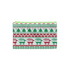 Scandinavian-nordic-christmas-seamless-pattern-vector Cosmetic Bag (xs) by nateshop