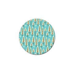 Vector-white-cartoon-trees-pattern Golf Ball Marker (10 Pack) by nateshop