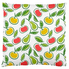 Fruit Fruits Food Illustration Background Pattern Large Cushion Case (one Side)