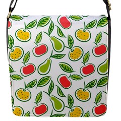 Fruit Fruits Food Illustration Background Pattern Flap Closure Messenger Bag (s) by Ravend