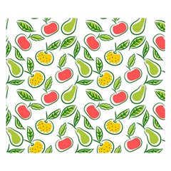 Fruit Fruits Food Illustration Background Pattern Double Sided Flano Blanket (small)  by Ravend