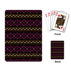 Background Flower Abstract Pattern Playing Cards Single Design (rectangle)