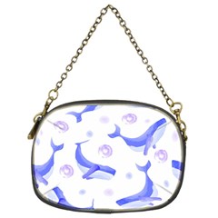 Whale Fish Sea Pattern Mammal Ocean Chain Purse (two Sides) by Ravend