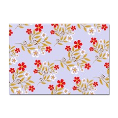 Nature Illustration Pattern Flower Floral Sticker A4 (10 Pack) by Ravend