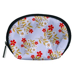 Nature Illustration Pattern Flower Floral Accessory Pouch (medium)